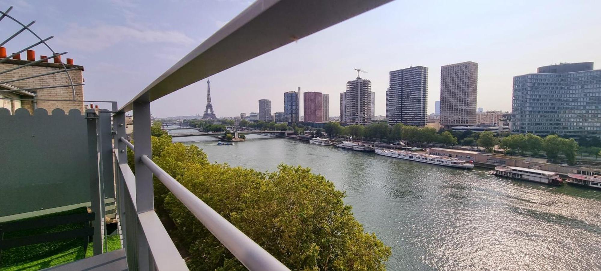 Appartement Vue Tour Eiffel Paris 16 Eme 外观 照片